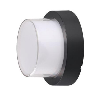 Baštenska zidna LED lampa SUGA-12/RO 12W 4200K crna