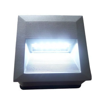 Ugradna LED lampa M802 1,2W svetlo siva