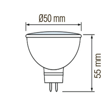 LED sijalica FONIX-6 GU5.3 6W 4200K