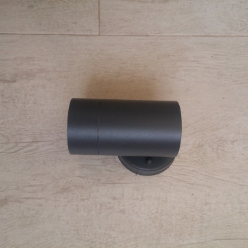 Baštenska zidna lampa 1xGU10 M951011 mat crna