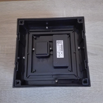 Baštenska zidna LED lampa SUGA-12/SC 12W 4200K crna