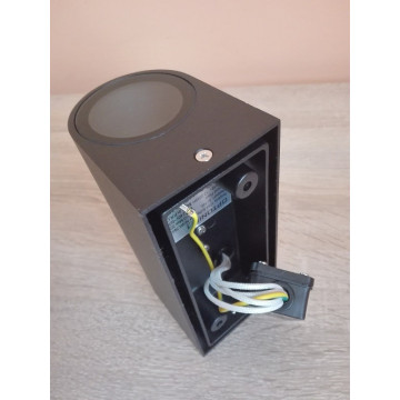 Baštenska zidna lampa 2xGU10 WL7437 mat crna