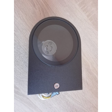 Baštenska zidna lampa 2xGU10 WL7437 mat crna