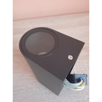 Baštenska zidna lampa 2xGU10 WL7437 mat crna