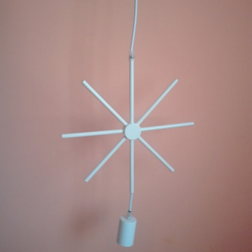 Luster visilica M161710 bela zvezda