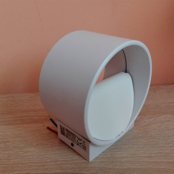 Zidna LED lampa SISAM 8W 4200K bela