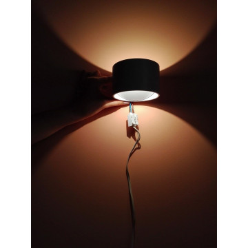 Zidna LED lampa SISAM 8W 4200K bela