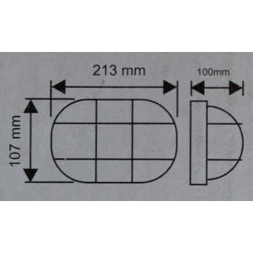 Brodska lampa M051 60W crna