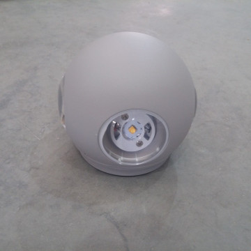 Baštenska zidna LED lampa WL7492 4W 4000K siva
