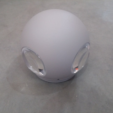 Baštenska zidna LED lampa WL7492 4W 4000K siva