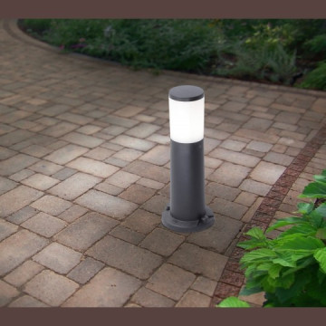 Baštenska stubna lampa AMELIA 400 1xE27 IP55 crna