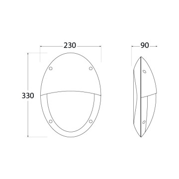 Baštenska spoljna lampa Fumagalli MADDI VE siva