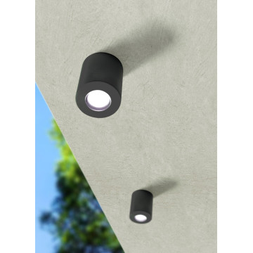 Baštenska spoljna plafonska lampa Fumagali FRANCA 90 1xGU10 IP55 crna