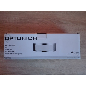 Baštenska zidna lampa 1xE27 WL7423 mat hrom