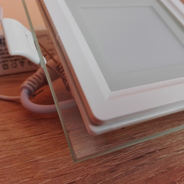 LED panel ugradni 6W MARIA 6 HL684LG 4200K beli stakleni