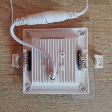 LED panel ugradni 6W MARIA 6 HL684LG 4200K beli stakleni