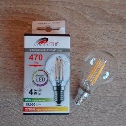 LED sijalica E14 filament G45 4W 2700K
