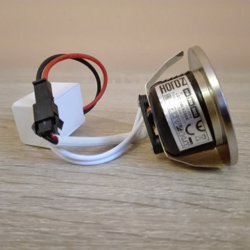 LED rozetna 3W BIANCA 4200K mat hrom