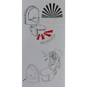 Senzor pokreta M276 IP44 beli