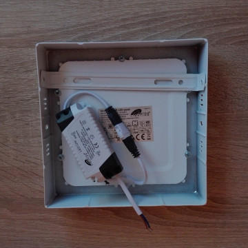 LED nadgradni panel 12W četvrtast M12NK 4000K
