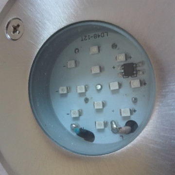 Spoljna LED lampa za ugradnju u beton HL940L SAFIR plava svetlost