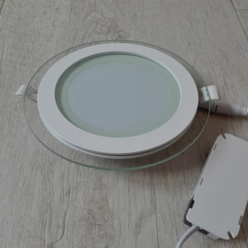 LED panel 12W okrugli MPC12 6500K stakleni