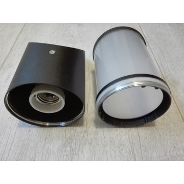 Baštenska zidna lampa KAVAK-1 crna