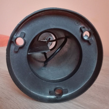 Baštenska stubna lampa 50 cm KAVAK-4 crna