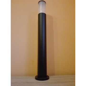 Baštenska stubna lampa 80 cm KAVAK-5 crna