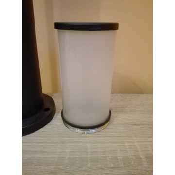 Baštenska stubna lampa 80 cm KAVAK-5 crna