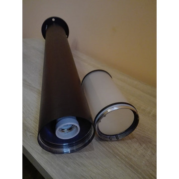 Baštenska stubna lampa 80 cm KAVAK-5 crna