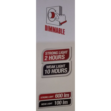 Panik lampa LED 23W MESSI-23 dimabilna