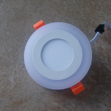 LED panel ugradni okrugli M3UO-D 3+3W zelena+6500K