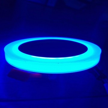 LED panel ugradni okrugli M3UO-D 3+3W plava+6500K