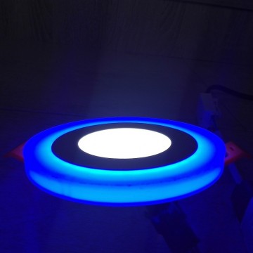 LED panel ugradni okrugli M3UO-D 3+3W plava+6500K