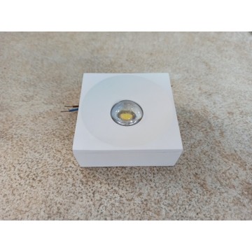 Nadgradna LED lampa M953044 3W 6500K bela