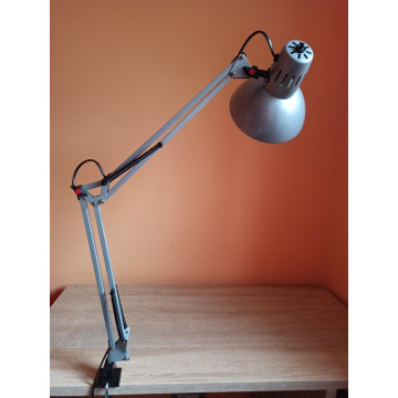 Stona radna lampa M1070 srebrna