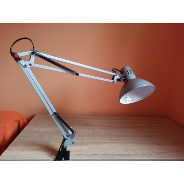 Stona radna lampa M1070 srebrna