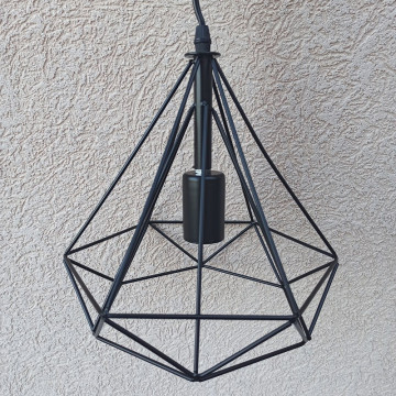 Visilica vintage BRISK-3 metalna crna