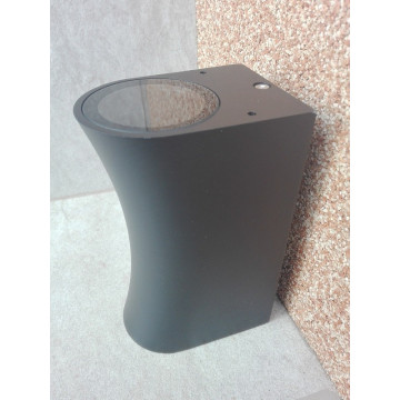 Baštenska zidna lampa WL7446 crna