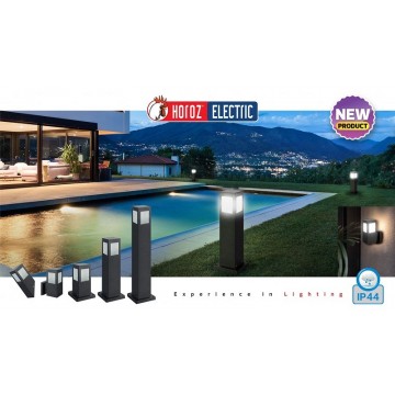 Baštenska zidna lampa KAVAK/SQ-1 crna