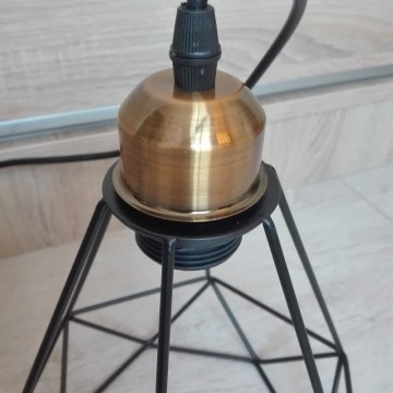 Visilica vintage KOS metalna crna