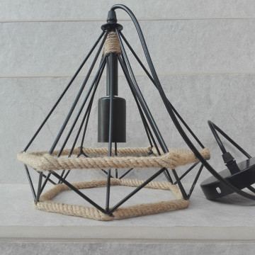 Visilica vintage CRAB metalna crna