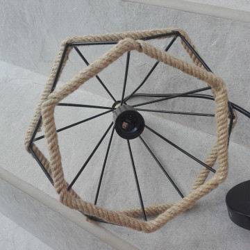 Visilica vintage CRAB metalna crna