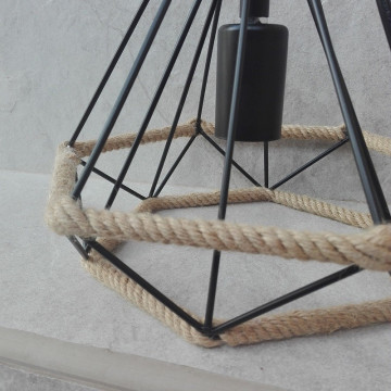 Visilica vintage CRAB-3V metalna crna