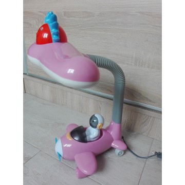Dečija radna lampa HL044 avion roze