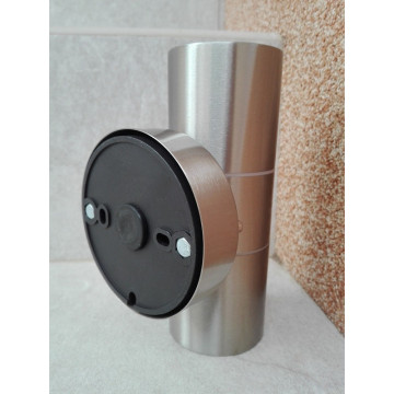Baštenska zidna lampa 2xGU10 HL266 MANOLYA-2 mat hrom