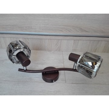 Spot lampa 2xE14 M160720-B kristali
