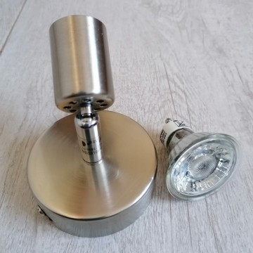 Spot lampa 1xGU10 M170110 mat hrom