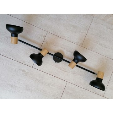 Spot lampa 4xE14 M160640 crna